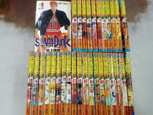 【新作，100%新品】 ヤケシミあり スラムダンク SLAMDUNK 全31巻完結セット 井上雄彦(少年)｜売買されたオークション情報、yahooの商品情報をアーカイブ公開 - オークファン 少年