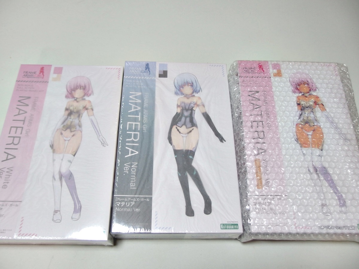 新品，品質保証 コトブキヤ フレームアームズ ガール マテリア White Ver. Normal Ver. White Ver. Brown skin append 3個セット(その他)｜売買されたオークション情報、yahooの商品情報をアーカイブ公開 - オークファン その他