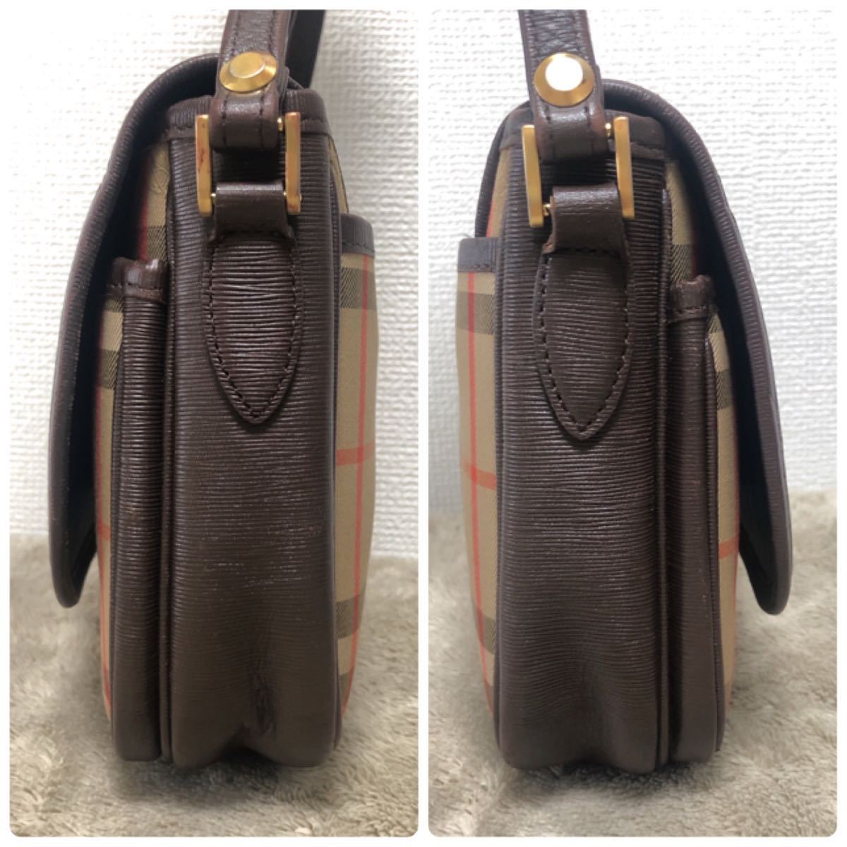 希少☆美品 Burberrys バーバリーズ ショルダーバッグ ポシェット ノバ 