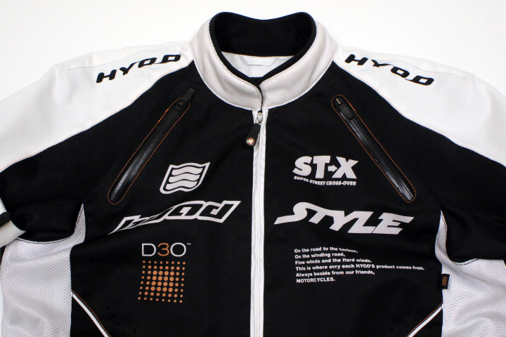 r*a様 HYOD メッシュジャケット ST-S SPEED 黒/白/青サイズ 4.1万円 メッシュ ジャケット インナー付 HYOD ST-S SPEED-iD D3O JAC