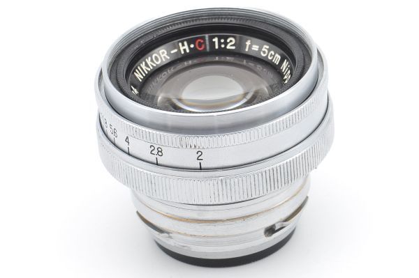 NIKKOR-H・C 5cm F2 ニッコール Ｈ・Ｃ ニコン S 用 日本光学 Nippon Kogaku Japan 日本製 Nikon NIKKOR H C 5/2 50 20 Ｓ 5cm F2 NIKKOR-H・C (No.763675) K2477-2A2A NIKKOR-
