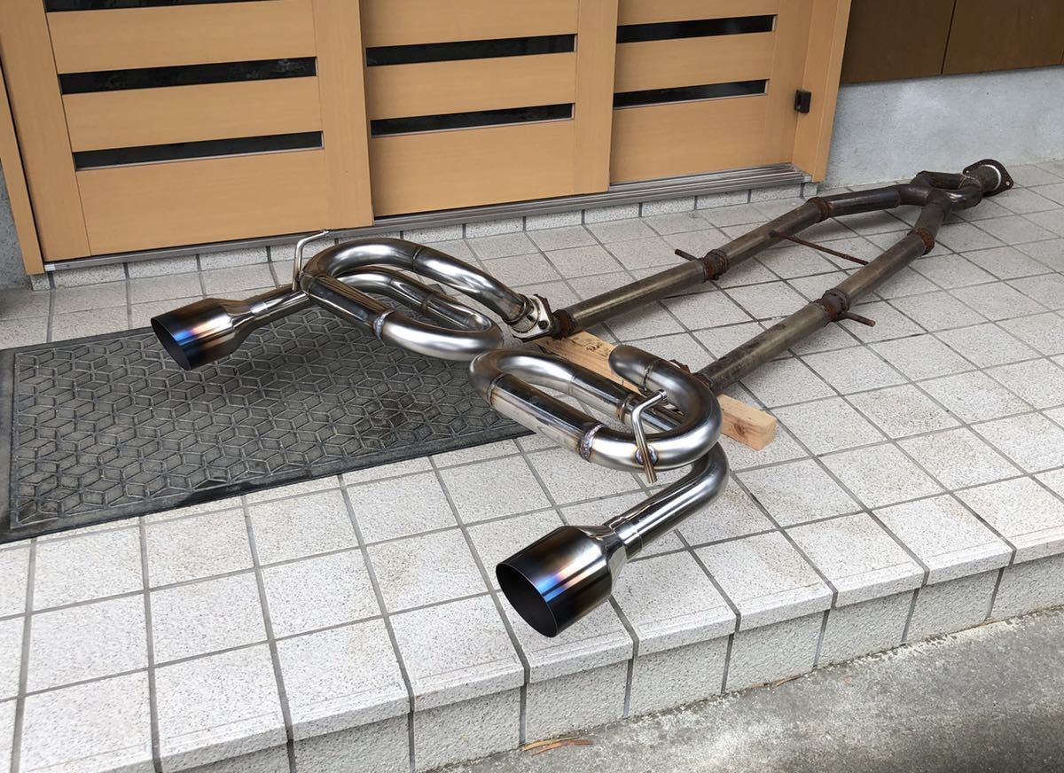 ckv36 マフラー ワンオフ ループ Z34 スカイラインクーペ z34 ループ