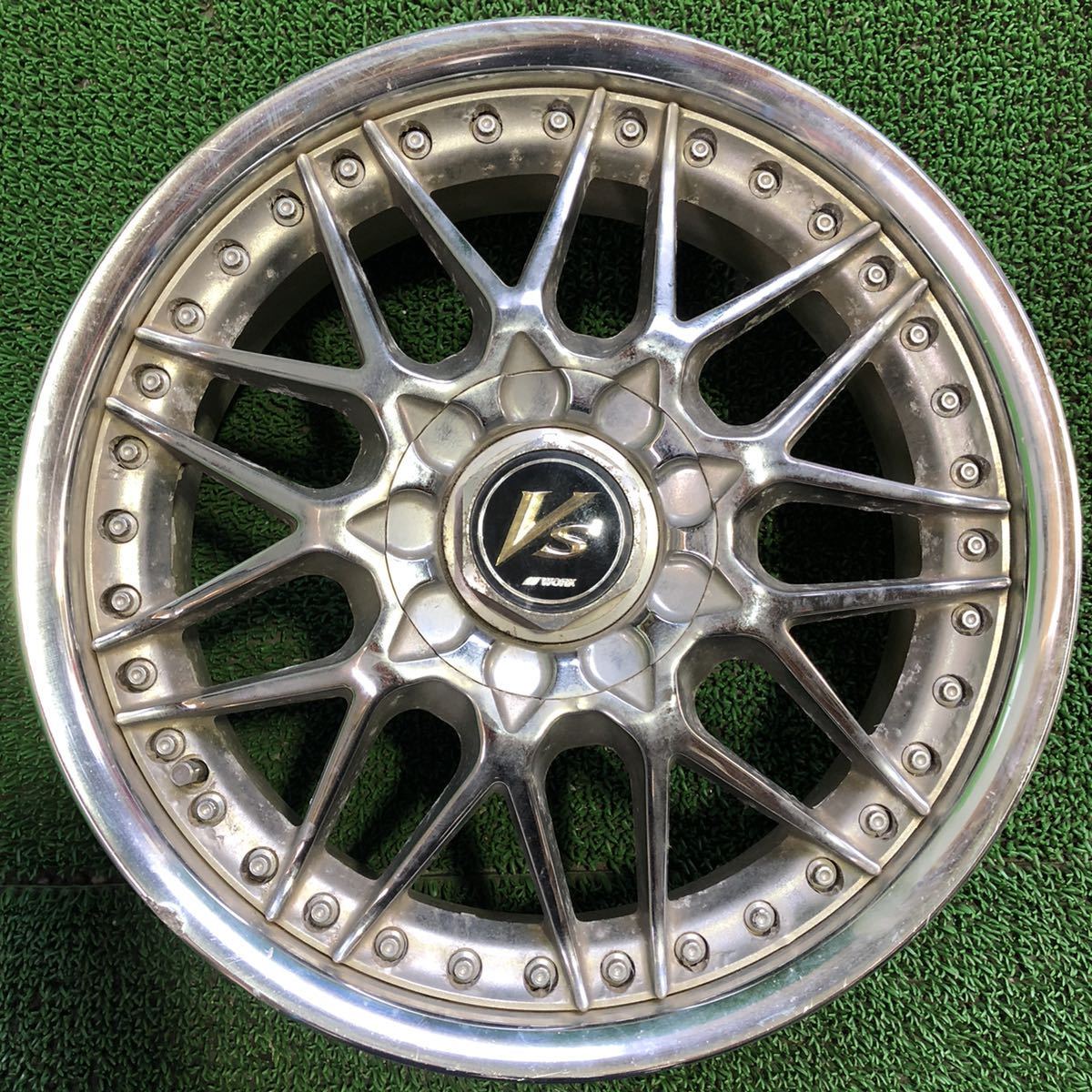 AA 864 ☆ 希少 ☆ 《WORK 》VS 17インチ 7J 5穴 114.3 +35 73mm 