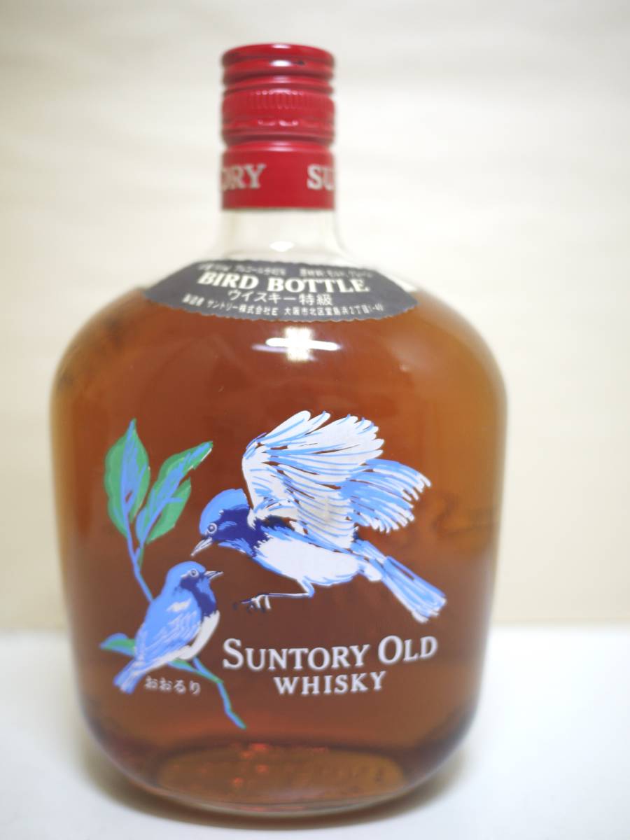SUNTORY OLD WHISKY 特級 バードボトル おおるり 14A【古酒】SUNTORY サントリー OLD オールド BIRD BOTTLE バード
