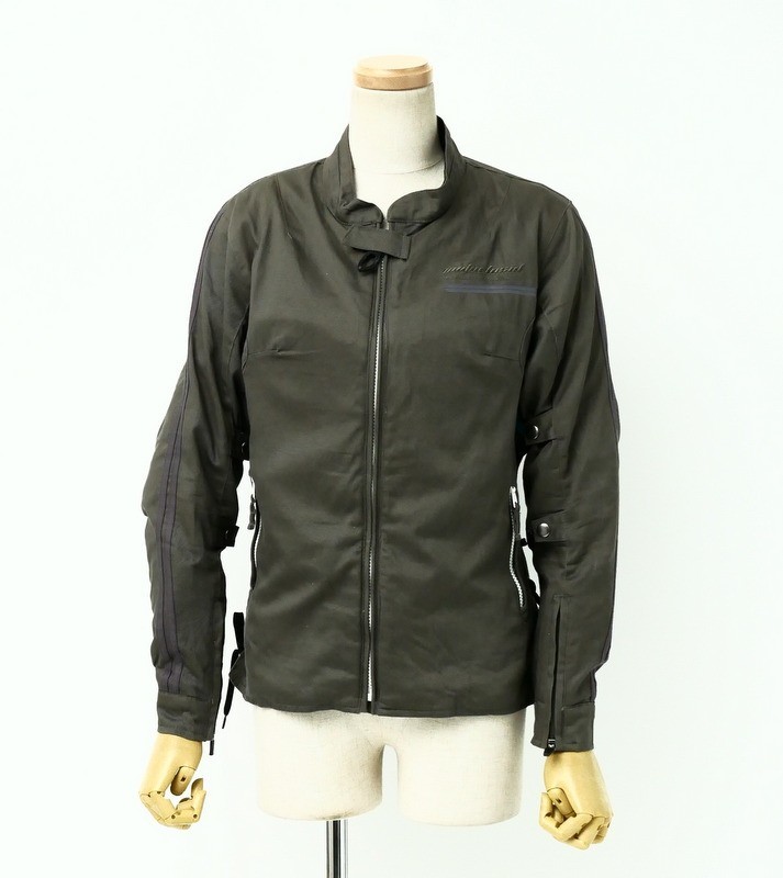 Motorhead Rider TE5930 モーターヘッドライダース M1504 コットン シングルライダースジャケット レースアップ レディースM カーキ ...