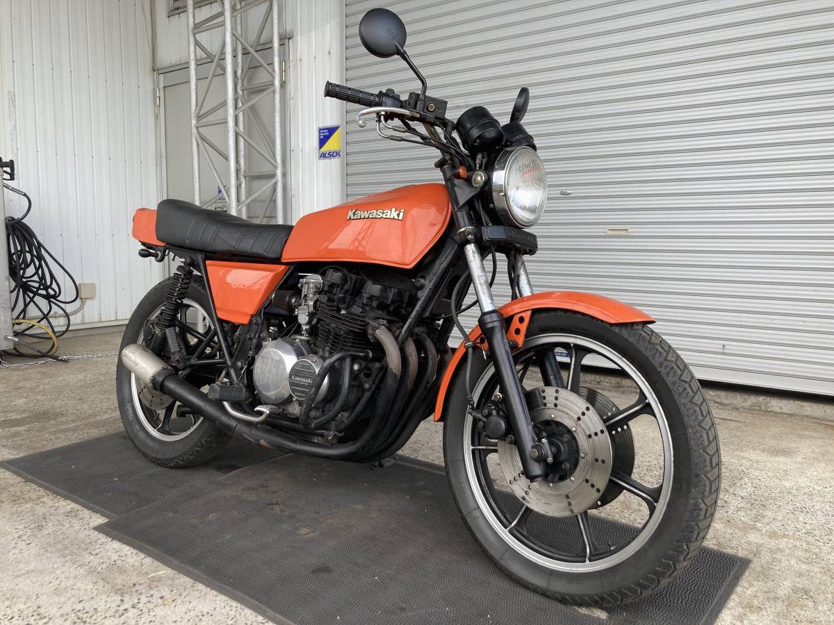 買ってください Z500(KZ500B) 橙36714 KAWASAKI エンジン実働!現状販売.レストアベース