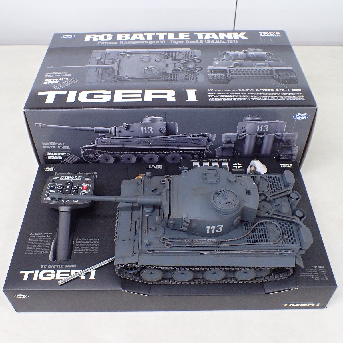 ☆東京マルイ 1⁄24 RCバトルタンク ドイツ重戦車 タイガーI 初期型
