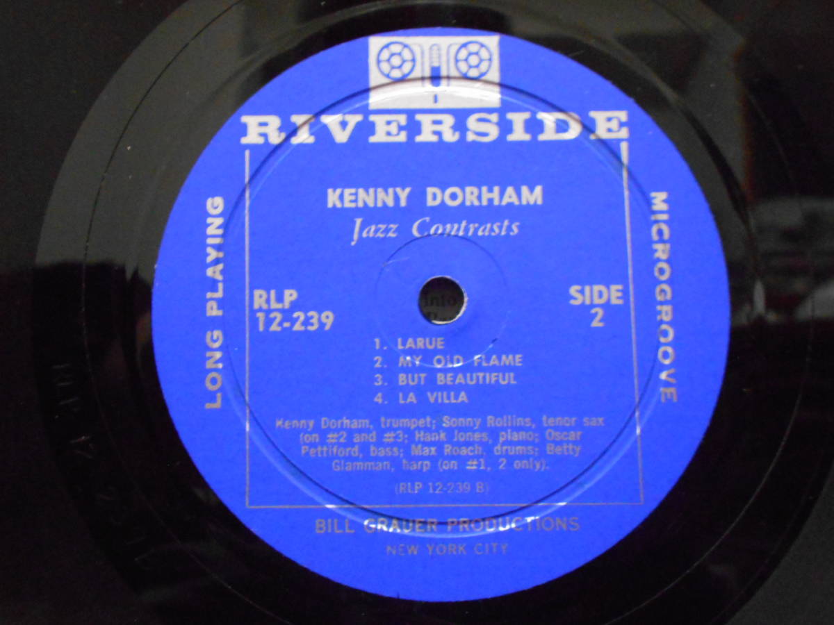 ⁄ DORHAM | KENNY Kenny (LP) The Riverside RIVERSIDEのKENNY well me
