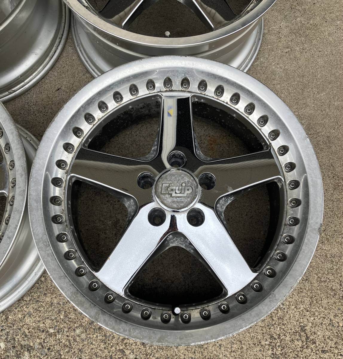 希少！WORK EQUIP DDC エクイップ 18インチ 8.5JJ/9.5JJ 約+41 5H 