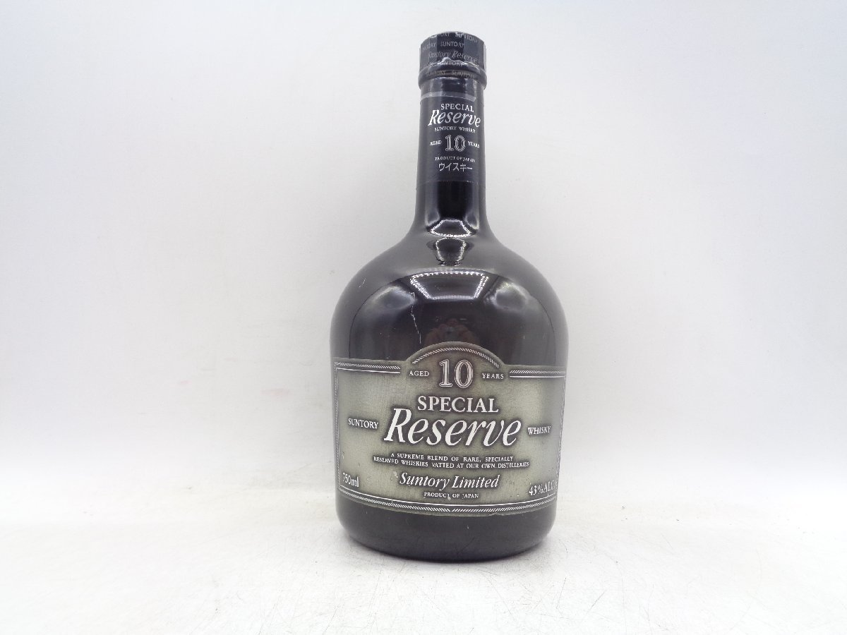 限定セール，最新作 SUNTORY WHISKY RESERVE 10年 サントリー ウイスキー スペシャル リザーブ 国産 750ml 43％ 古酒 P2138(日本)｜売買されたオークション情報、yahooの商品情報をアーカイブ公開 - オークファン 日本