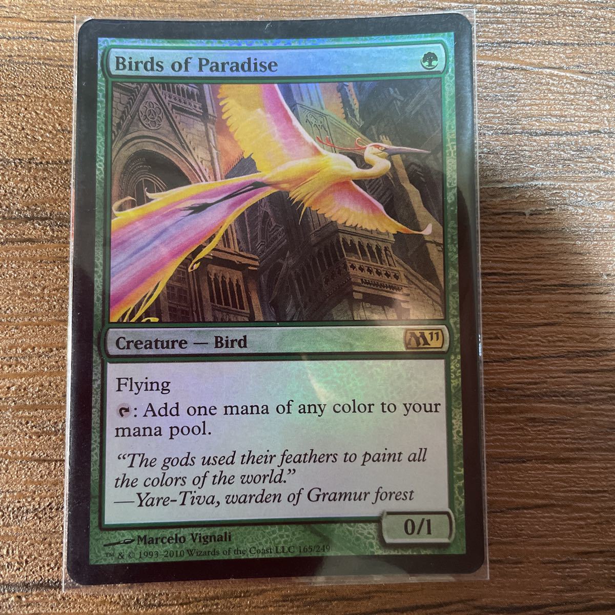 バイン MTG 極楽鳥/Birds of Paradise foil M11 日本語2枚