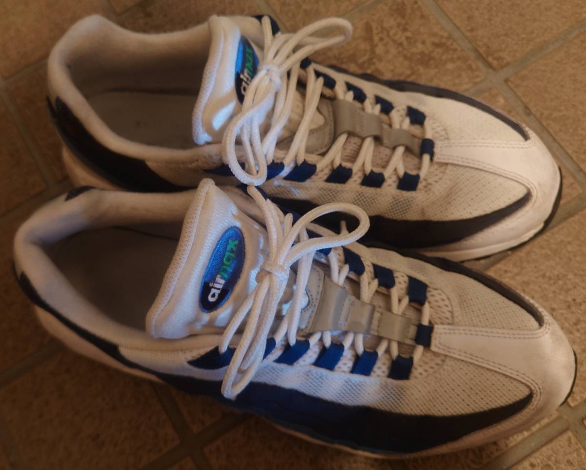 【ＵＳＥＤ・中古品】NIKE AIR MAX 95 OG ブルーグラデ 554970-131 2015　29.0cm　US11　 AIR OG 0 GRADAITION BLUE 青グラデ