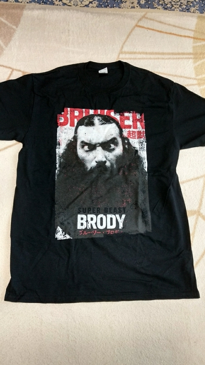 新品 ブルーザー ブロディ 新日本 プロレス Tシャツ ダイナマイトキッド スタンハンセン ロードウォリアーズ テリーファンク 天龍源一郎_1
