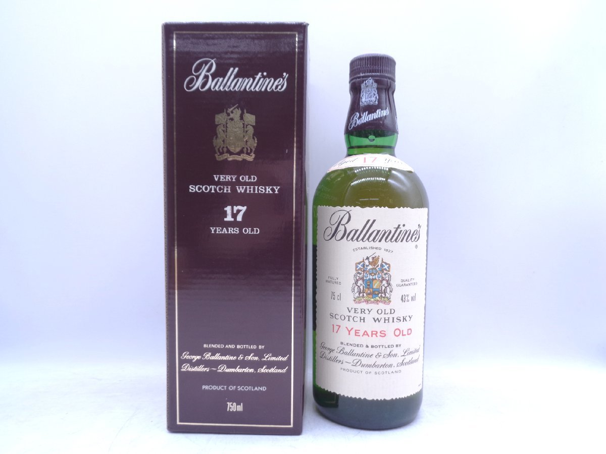 BALLANTINE'S 17年 バランタイン 17年 スコッチ ウイスキー 古酒 未開