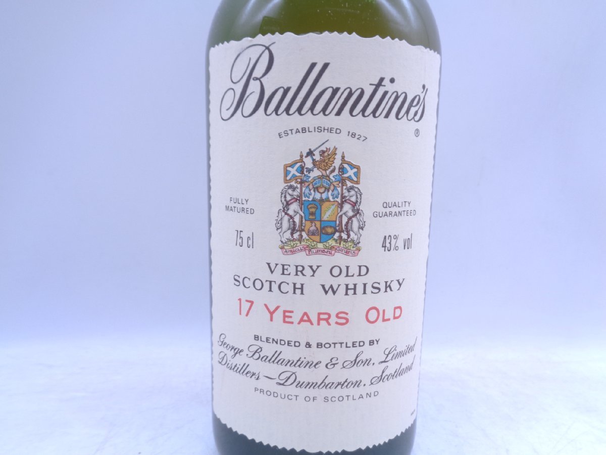 BALLANTINE'S 17年 バランタイン 17年 スコッチ ウイスキー 古酒 未開