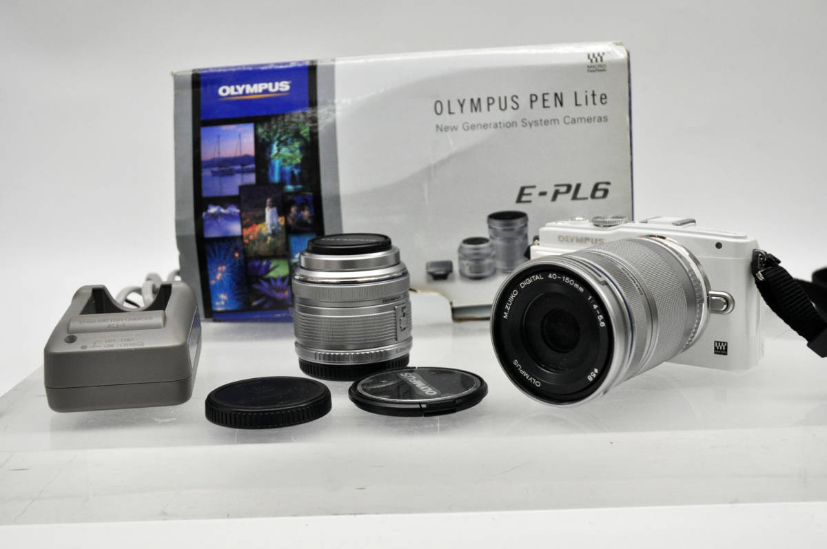 R40923 OLYMPUS オリンパス PEN Lite E-PL6 ダブルズームレンズキット