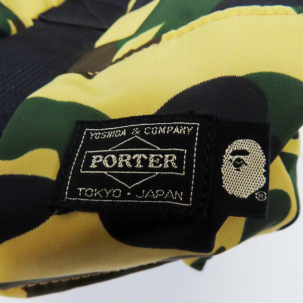 A BATHING APE×PORTER/アベイシングエイプ×ポーター 1st カモ ミニ 