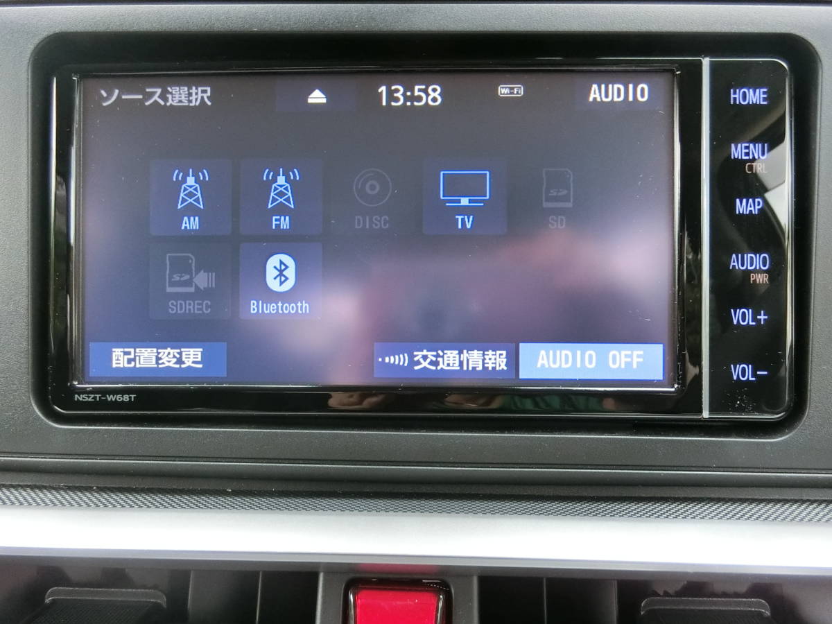 トヨタ純正ナビ NSZT-W68T 2021年 2023，7全国地図更新 トヨタ純正ナビ