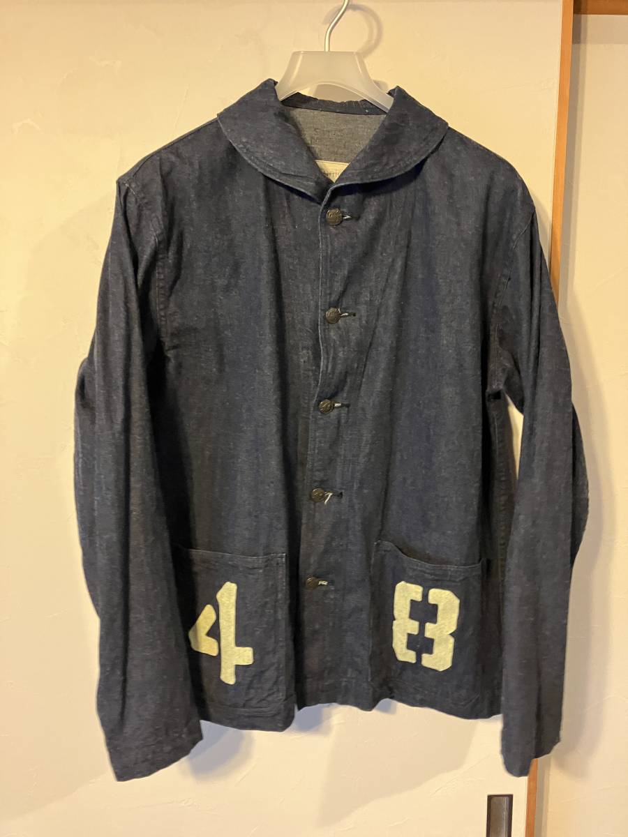 【2026，人気SALE】 fennica / buzz rickson&rsquo;s us navy ヘチマ襟カバーオール ドリンキングデニムジャケット 日本製(ジャンパー、ブルゾン)｜売買されたオークション情報、yahooの商品情報をアーカイブ公開 - オーク 男性用