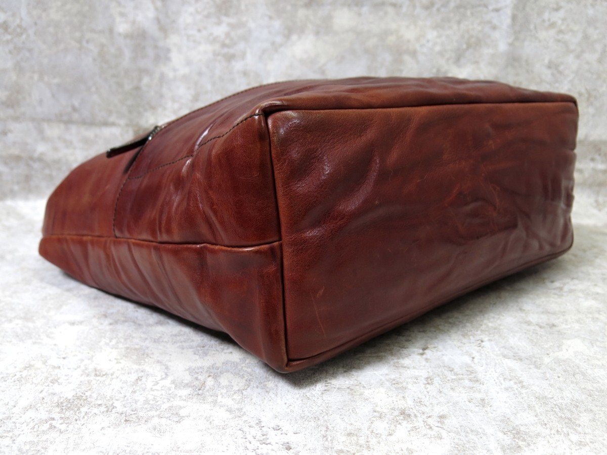 □極美品□Daniel&Bob□メンズ□カーフ レザー 本革□2way ショルダー 