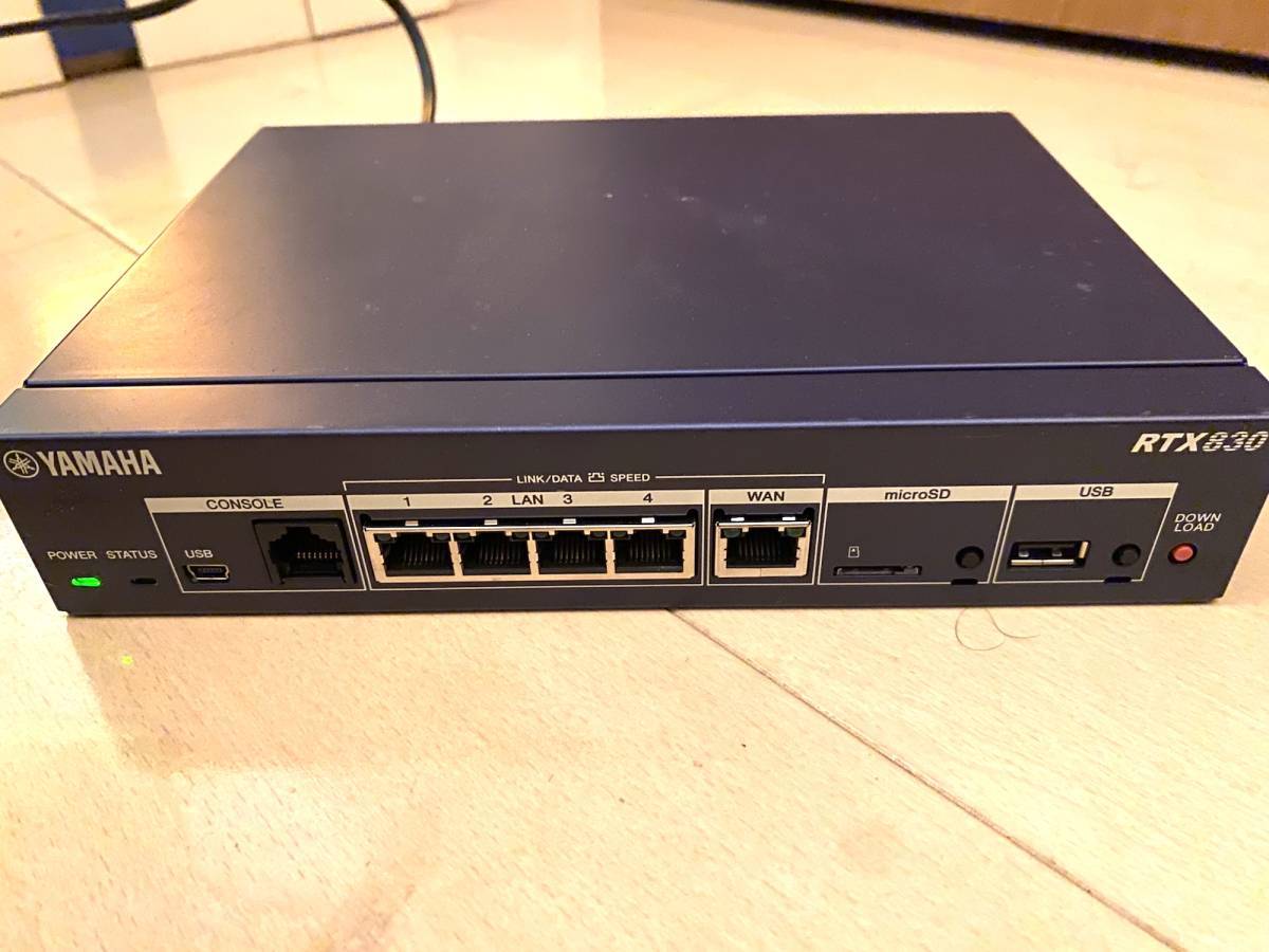 RTX830 ギガアクセスVPNルーター ヤマハ | YAMAHA 1台 - USB アスクル 