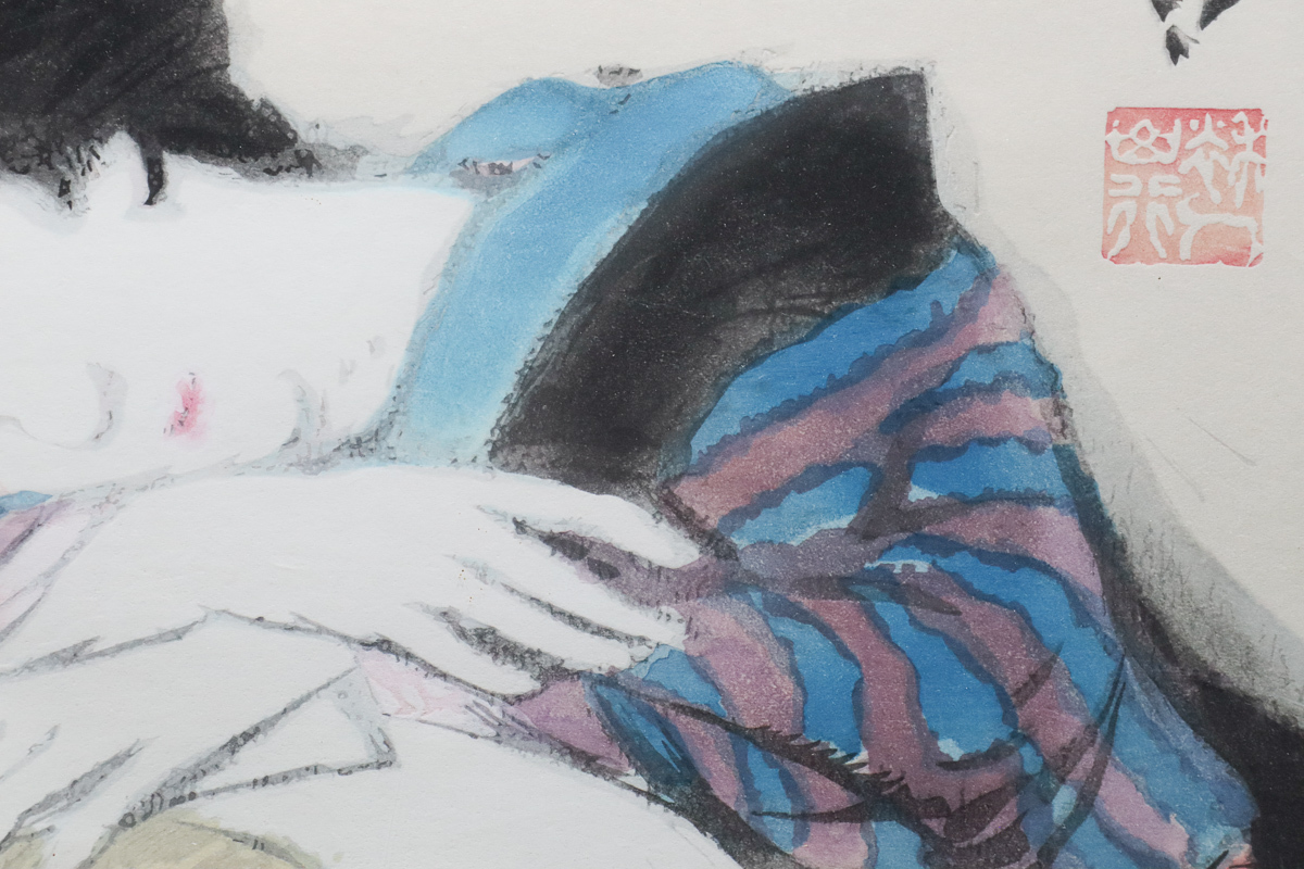 版画 竹久夢二 額付き - Yahoo!オークション 「竹久夢二 版画」木版画
