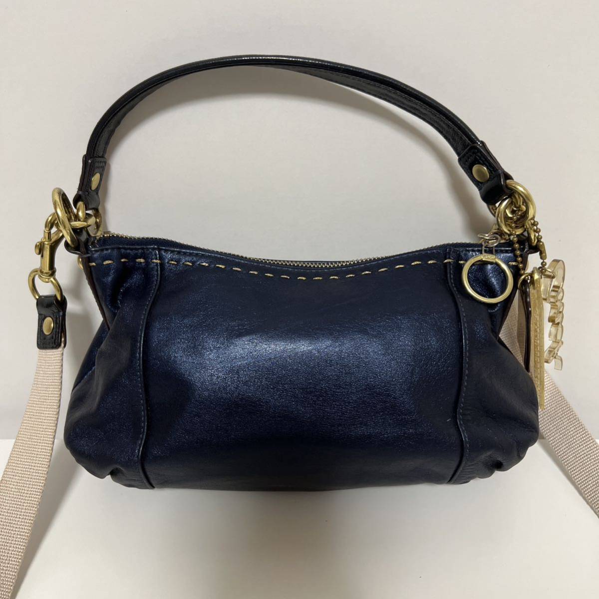 COACH コーチ ミニショルダーバッグ 2WAY ポピー グルーヴィ 