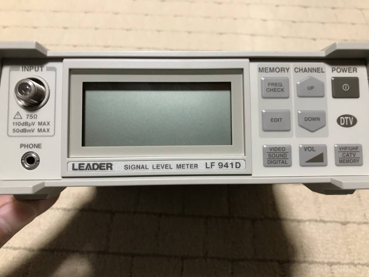 リーダー LEADER LF 941D デジタルシグナルレベルメーター リーダー