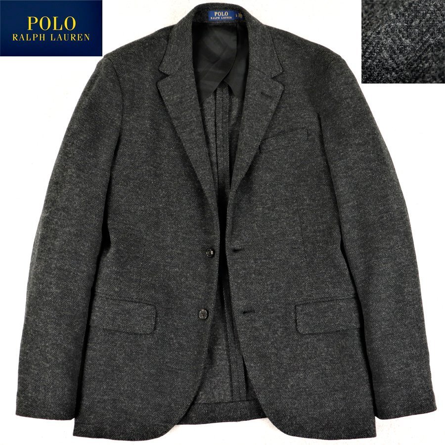 Ralph Lauren Polo ニット 90s &frasl; ラルフローレン Wool コットン ポロ 90's コットン×ウール Sweater “BLACK DEADSTOCK ケーブル