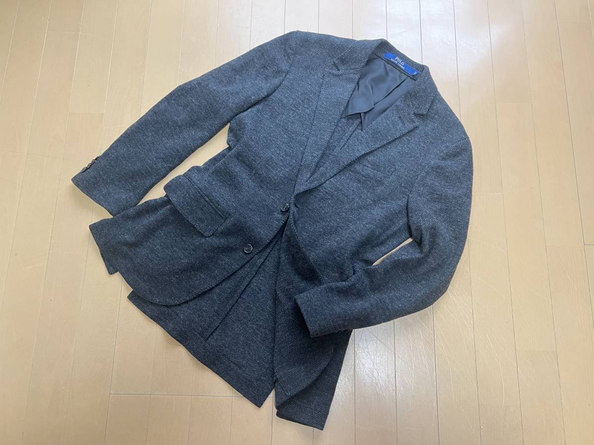 Ralph Lauren Polo ニット 90s &frasl; ラルフローレン Wool コットン ポロ 90's コットン×ウール Sweater “BLACK DEADSTOCK ケーブル