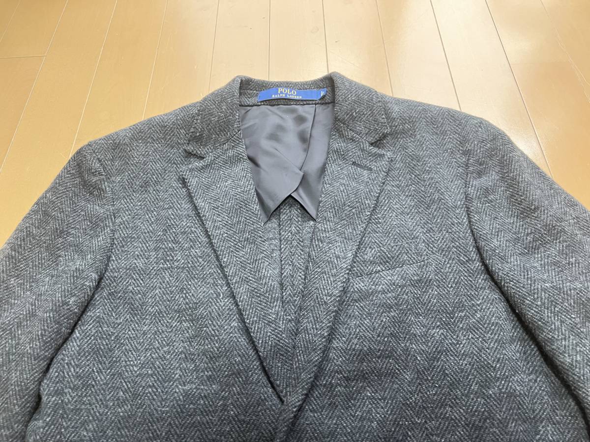 Ralph Lauren Polo ニット 90s &frasl; ラルフローレン Wool コットン ポロ 90's コットン×ウール Sweater “BLACK DEADSTOCK ケーブル
