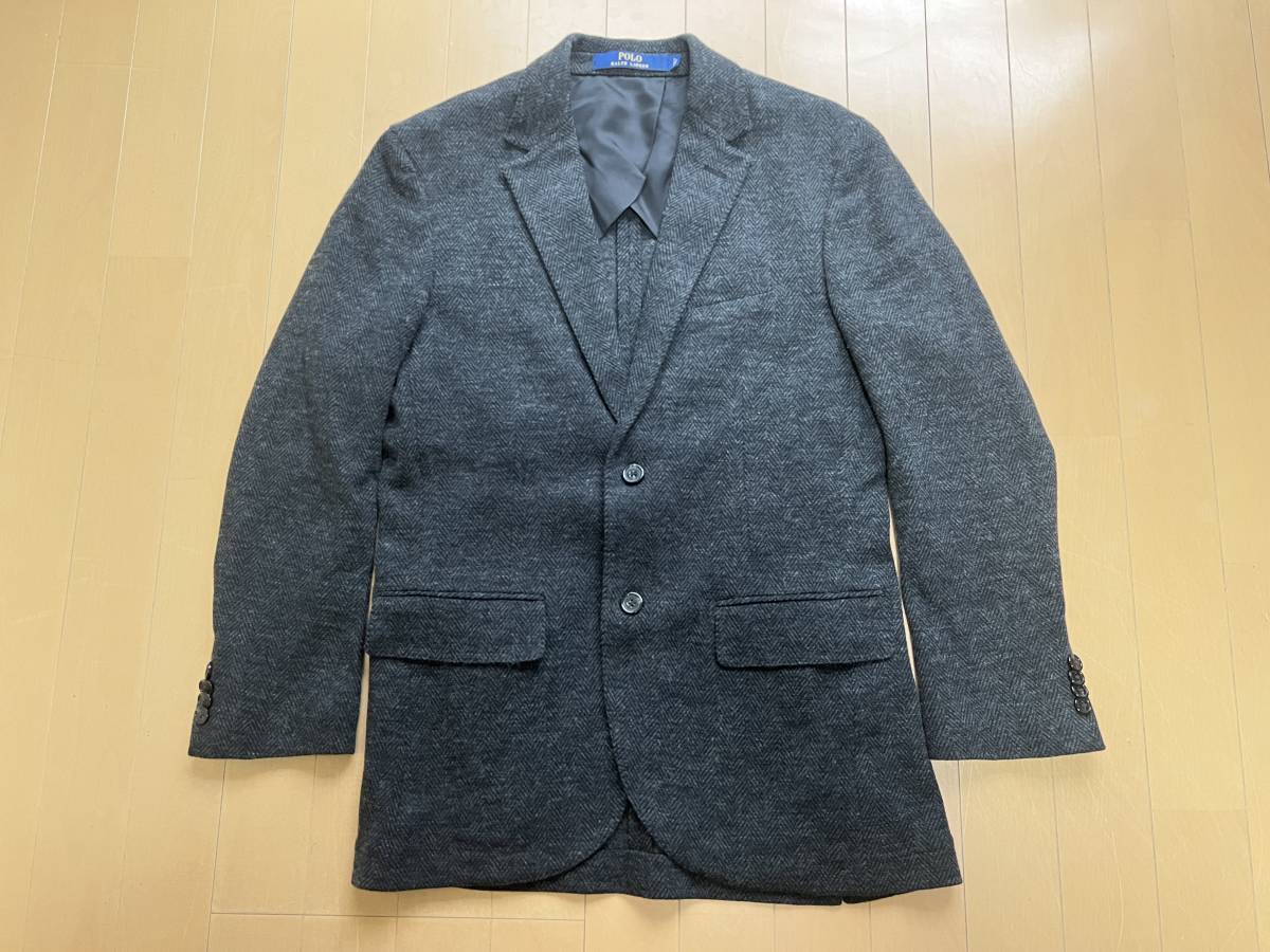 Ralph Lauren Polo ニット 90s &frasl; ラルフローレン Wool コットン ポロ 90's コットン×ウール Sweater “BLACK DEADSTOCK ケーブル