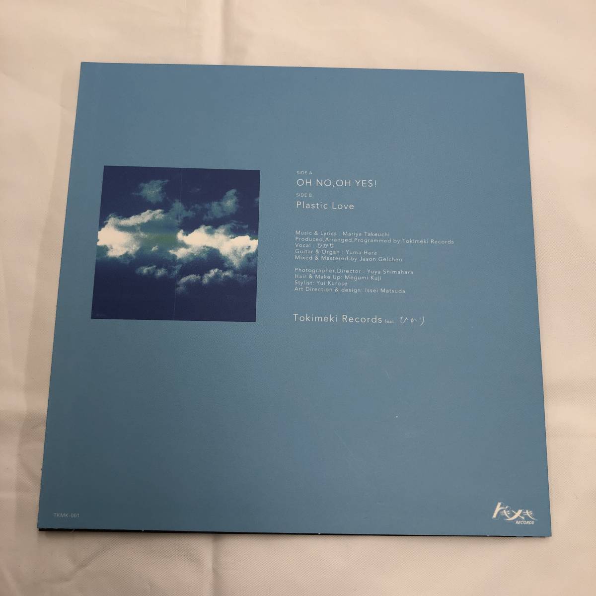 □ Tokimeki Records - OH NO,OH YES! / Plastic Love【EP】TKMK001 