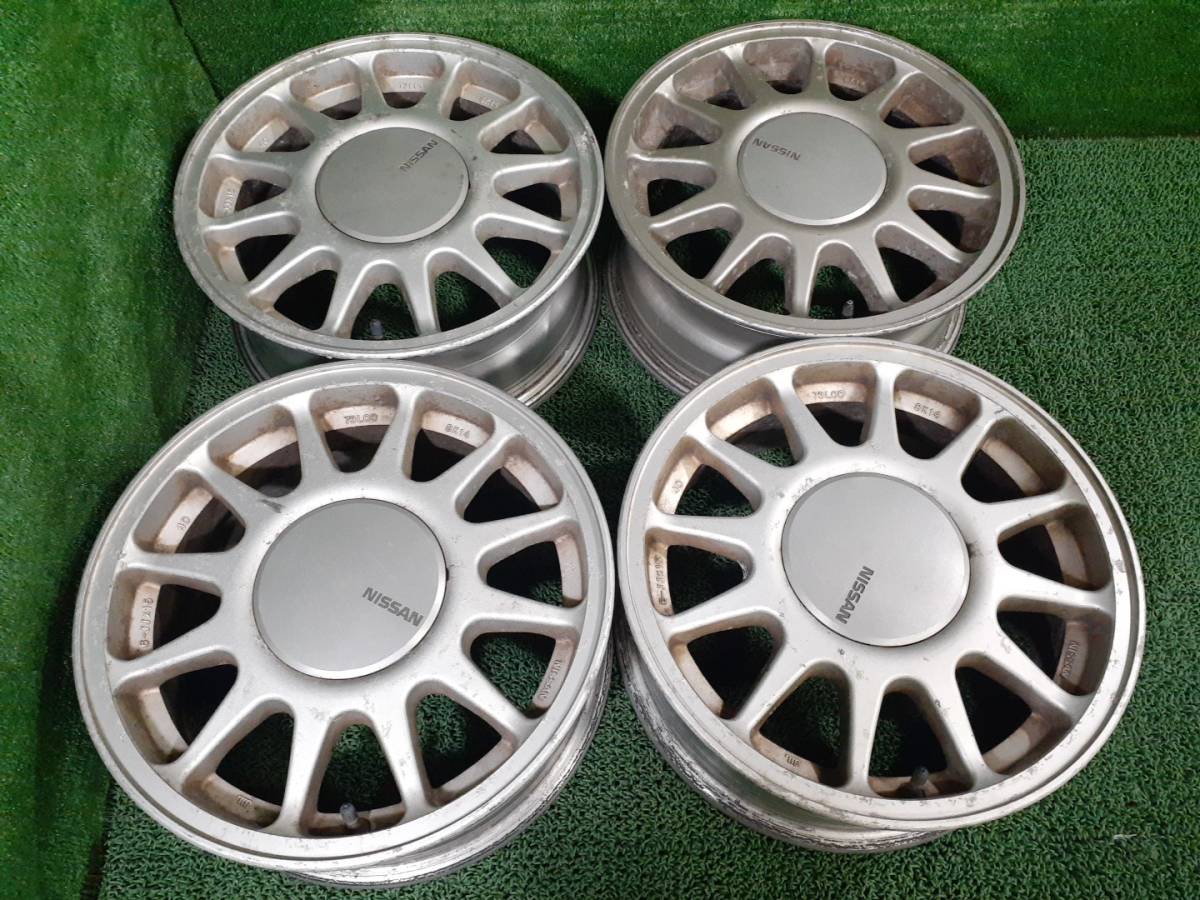 高品質，格安 日産純正ホイール 15&times;6J +40 PCD114.3 4穴 4本セット 売切(純正品)｜売買されたオークション情報、yahooの商品情報をアーカイブ公開 - オークファン 4穴