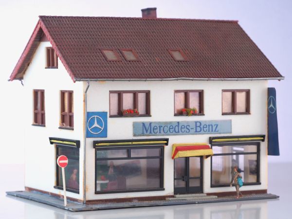 FALLER ストラクチャー 自動車ディーラー Mercedes-Benz HOゲージ