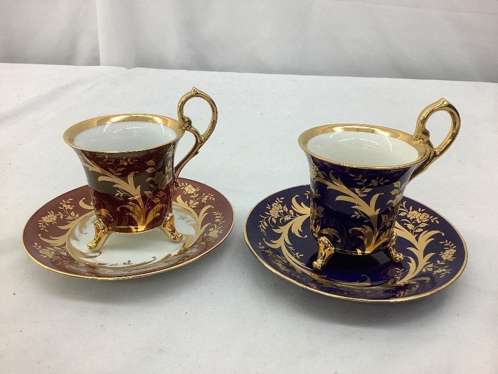 大橋陶器 デミカップ カップ＆ソーサー 箱付き 926エンヂ かわいい昭和