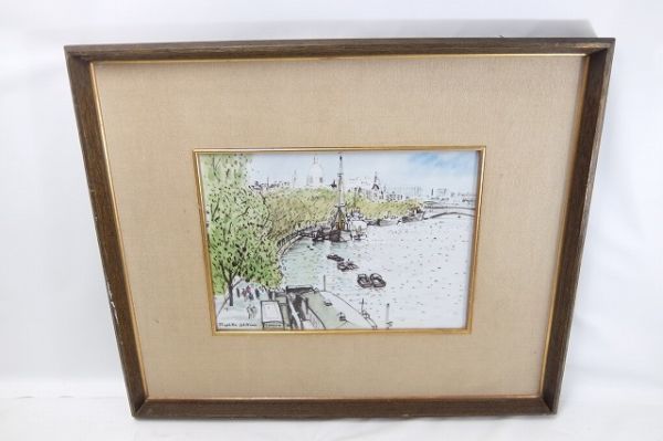 NARUMI ナルミ陶額 石川滋彦 Shigehiko Ishikawa 鳴海製陶 陶板画 