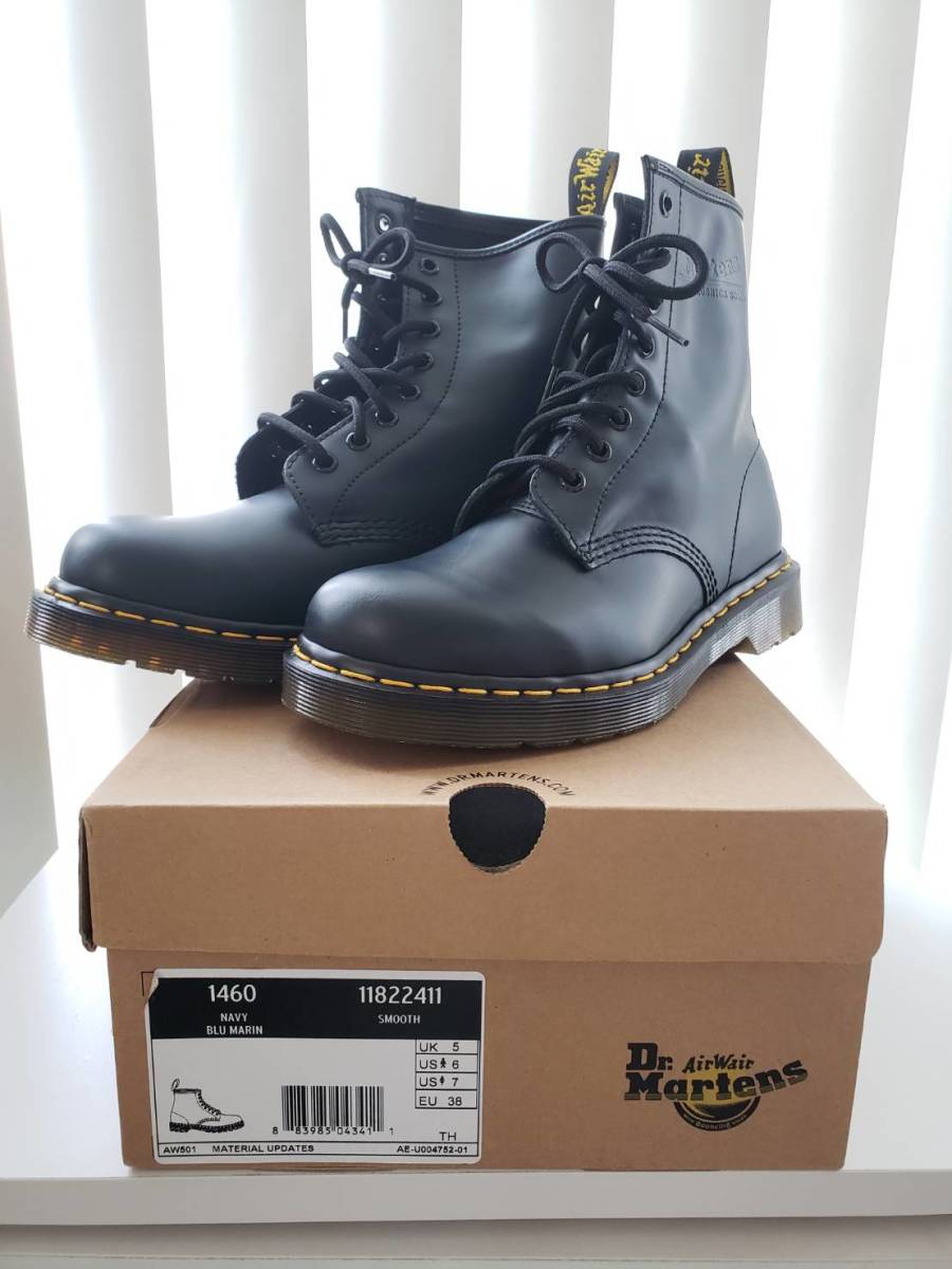  ドクターマーチン Dr.Martens ブーツ ショートブーツ ネイビー(23.5cm)｜売買されたオークション情報、yahooの商品情報をアーカイブ公開 - オークファン 23.5cm