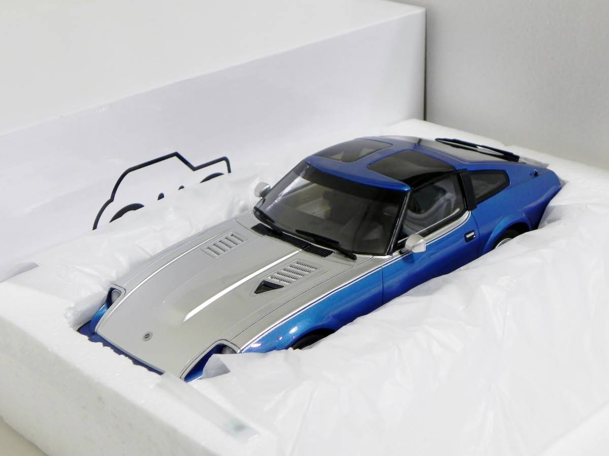 OttO 1/18 ダットサン フェアレディ 280ZX ターボ ブルー/シルバー LHD