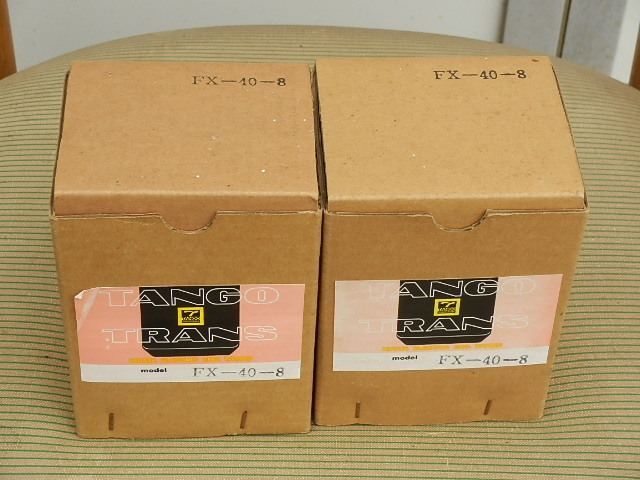真空管用プッシュプル出力トランス TANGO製 FX－40ー8 2台