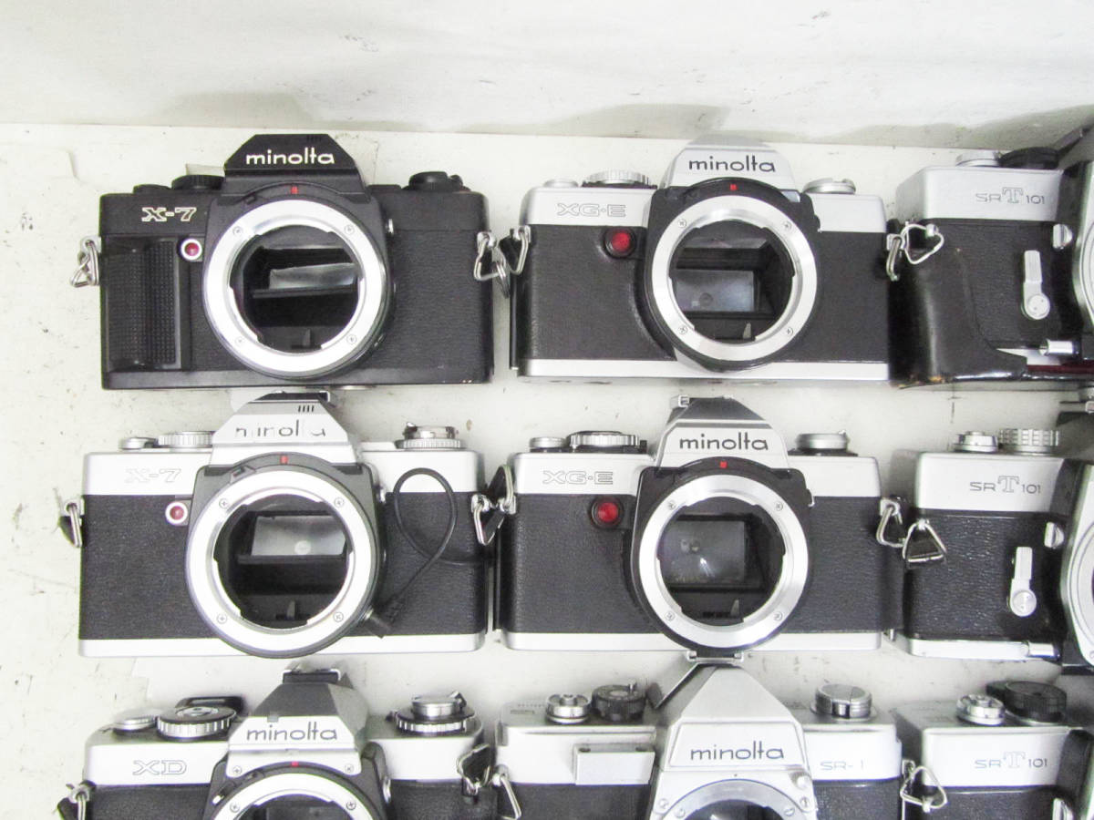 J853〕 ジャンク フイルム 一眼 MF カメラ KONICA コニカ（FM/AUTOREX