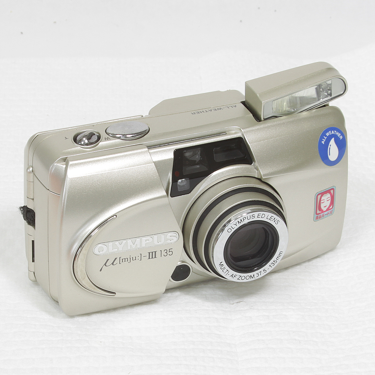 OLYMPUS μ（ミュー）-III 135 美肌モード、手ぶれ警告モード、11点 