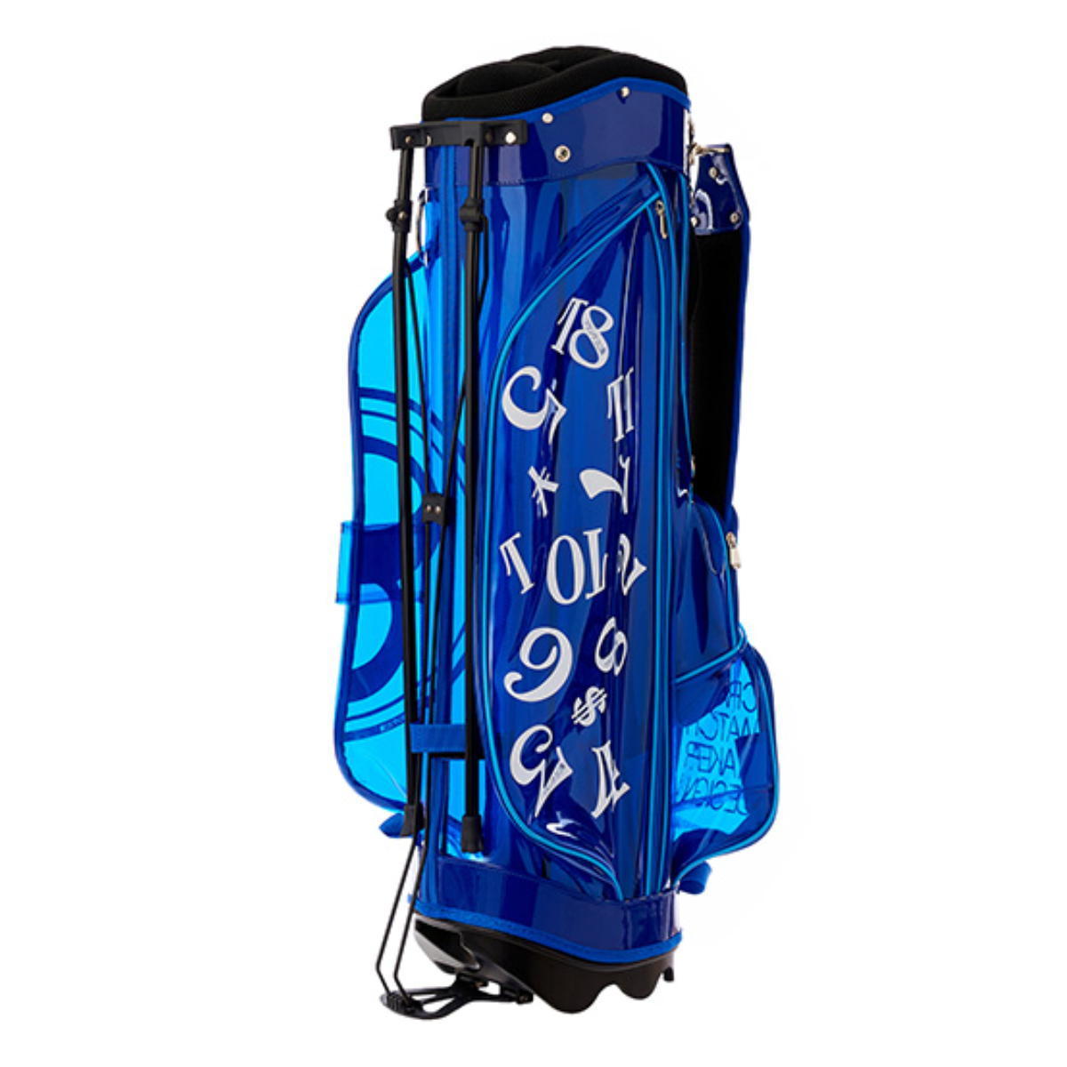 フランク三浦GOLF キャディバッグ スケルトンモデル 2022 ライトブルー