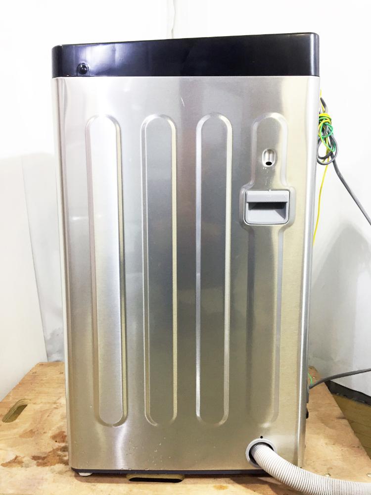 送料無料★2019年製★超美品 中古★Haier☆5.5kg☆「URBAN CAFE SERIES」☆全自動洗濯機☆ステンレスブラック【JW-XP2C55E】AUQW Haier CAFE ハイアール JW-XP2C55F-XK [ステンレスブラック 引取相談可