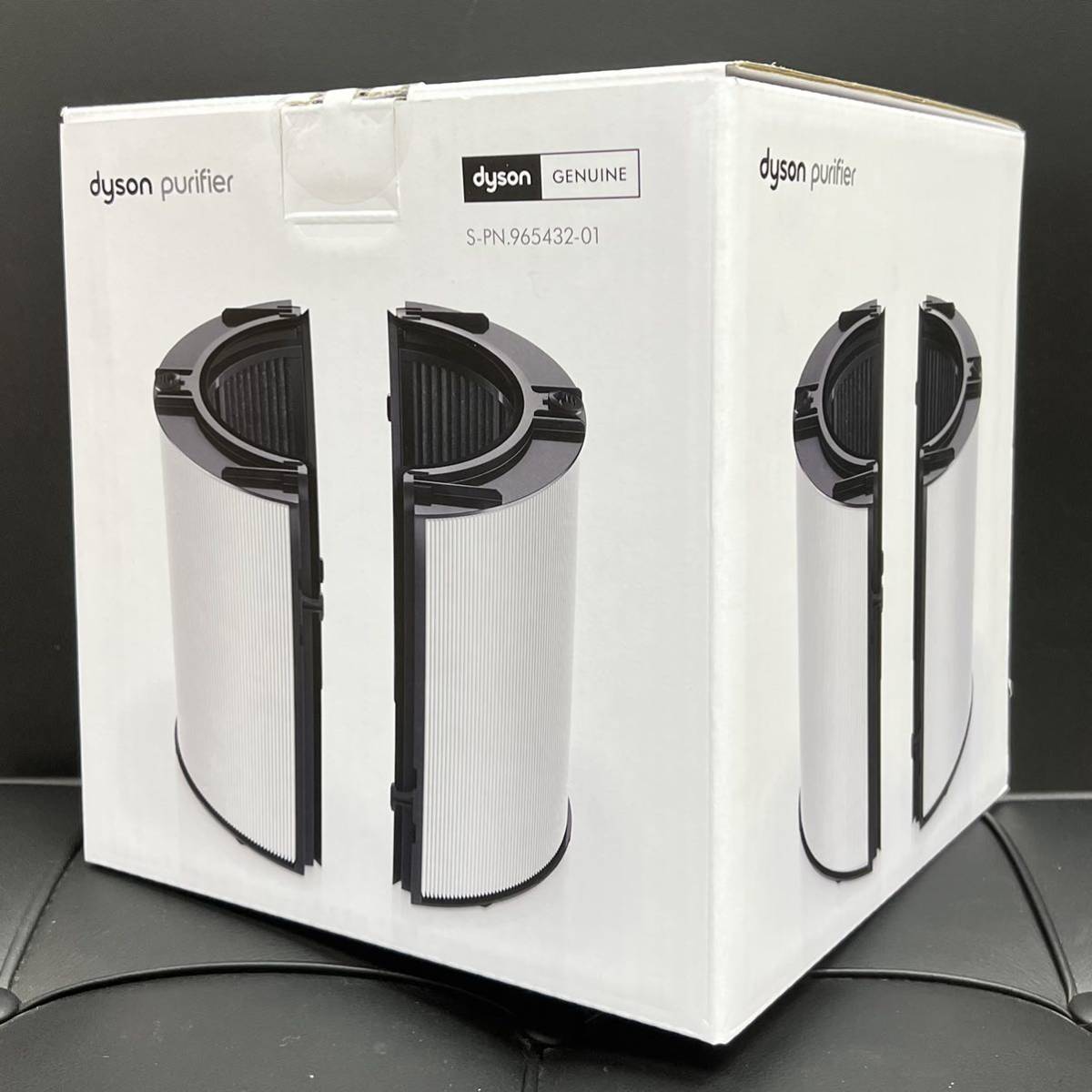 新品□Dyson ダイソン 一体型リサイクルグラス HEPA 活性炭フィルター 