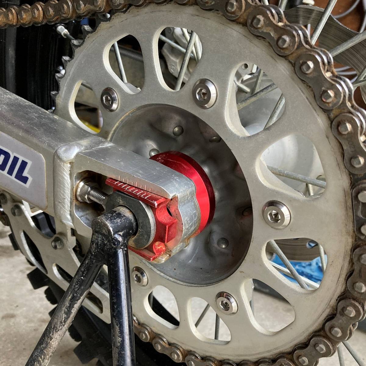 64チタン 6個 スプロケットボルト CR CRF CRM AR XR SL YZ WR KX KLX