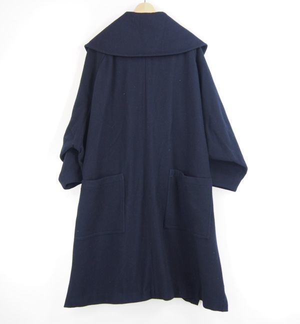 ネル Nell ビッグカラーオーバーウールコート*ビッグシルエット  