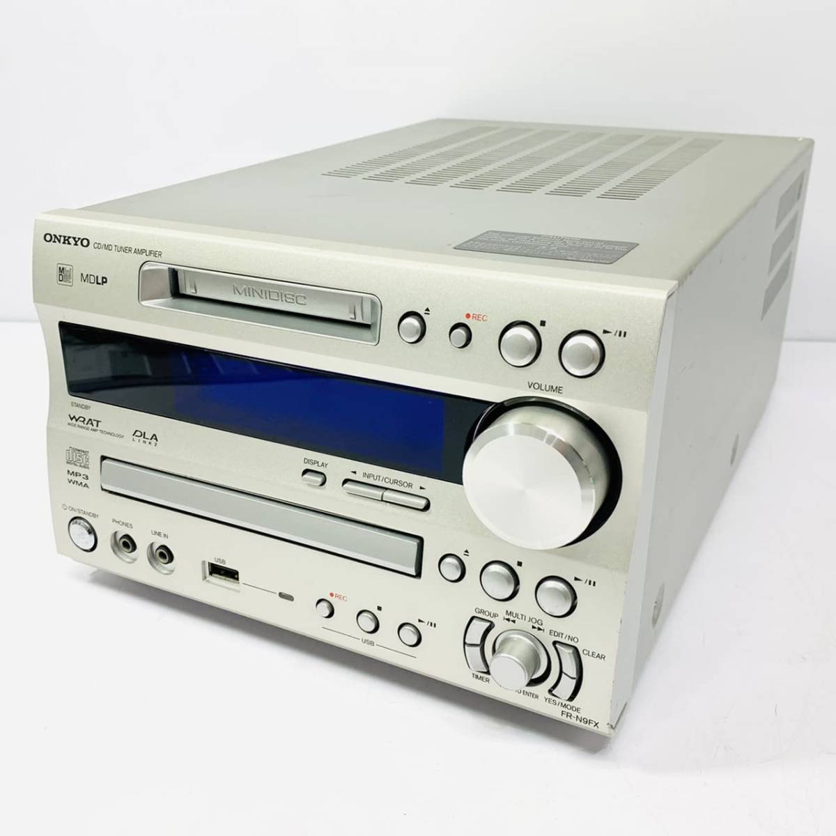 オーディオ機器 L123 ONKYO CDチューナーアンプ CD / MD チューナー