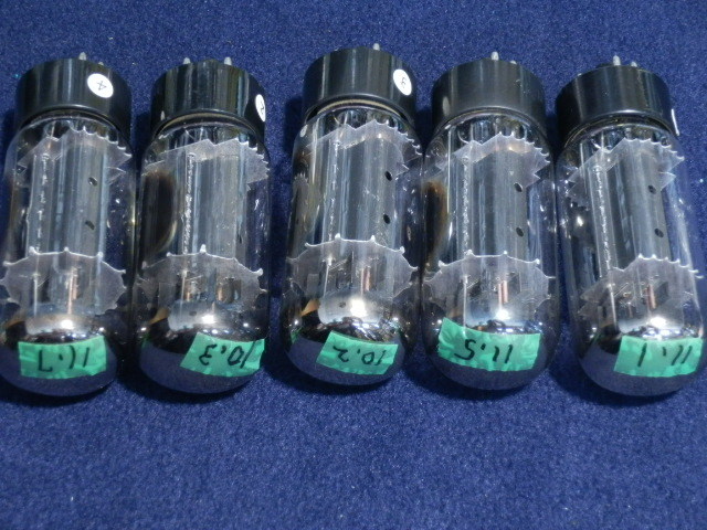 出力管 6GーB8 東芝製 5本 中古品 6G-B8 東芝製 Hi-