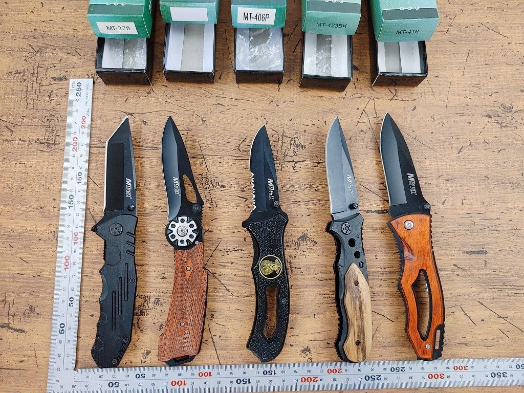 S10041/Mtech USA エムテック フォールディングナイフ 5点セット①